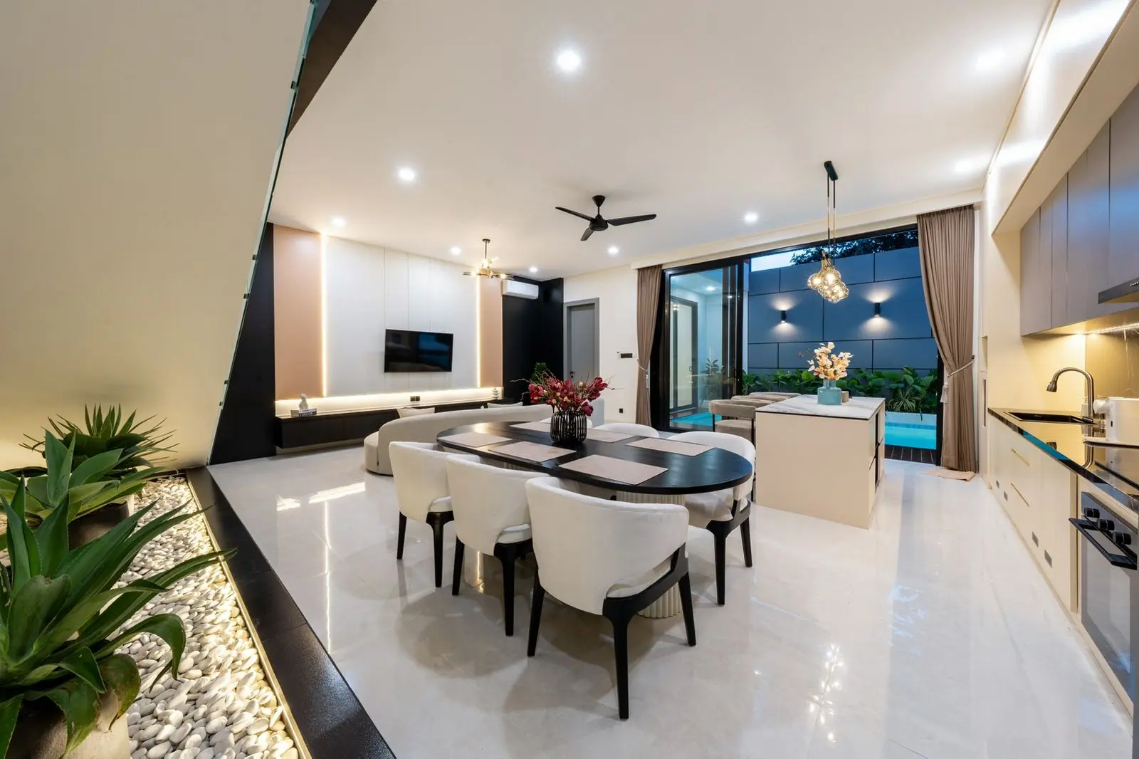 Villa berawa for sale leasehold or freehold canggu vila kitchen modern Villa berawa for sale leasehold or freehold canggu vila kitchen