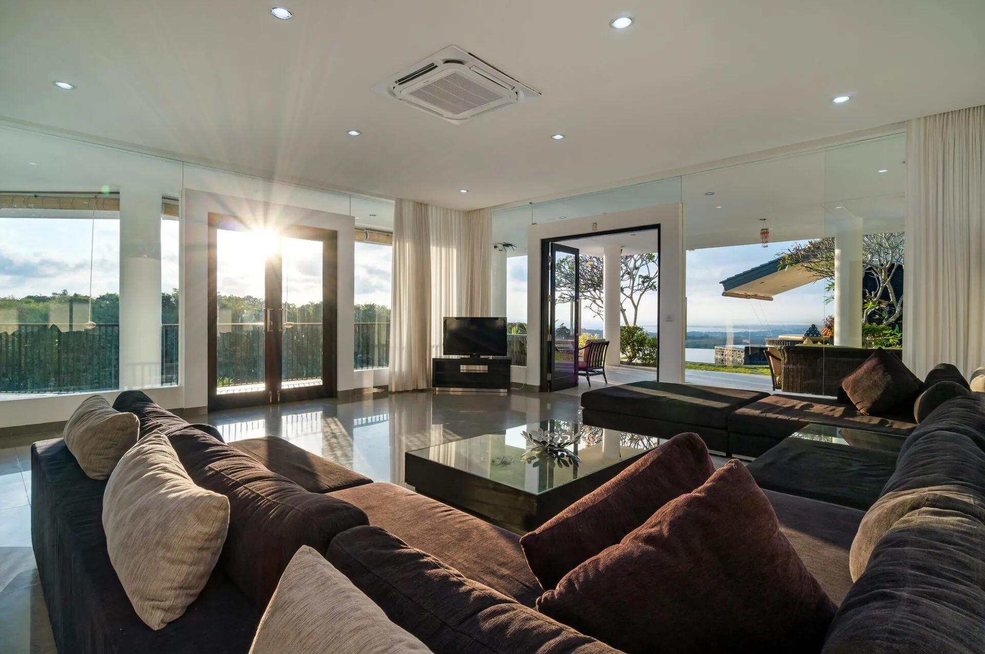 YesPropertyCliffside 5BR Bali 5 5 Bedroom Cliffside Villa with Ocean & Canyon View | Two Pools, Fully Furnished