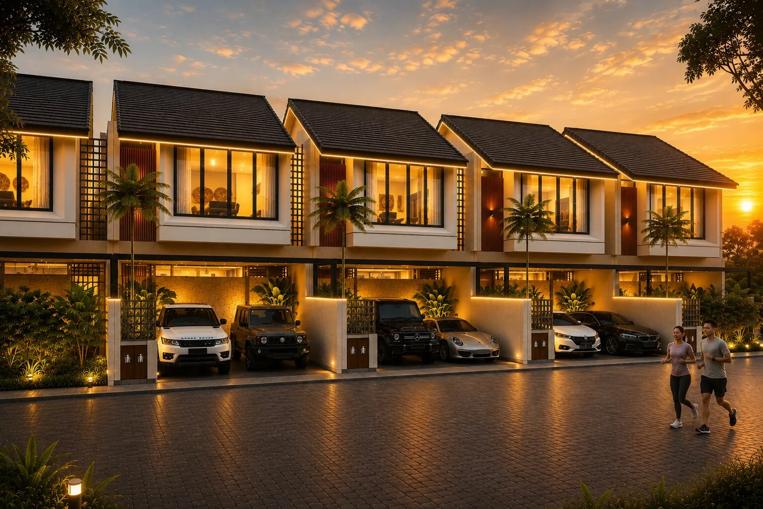 Freehold 3 Bedroom Townhouse at Kuta | Modern Tropical Living, Bhumi Kuta Heritage