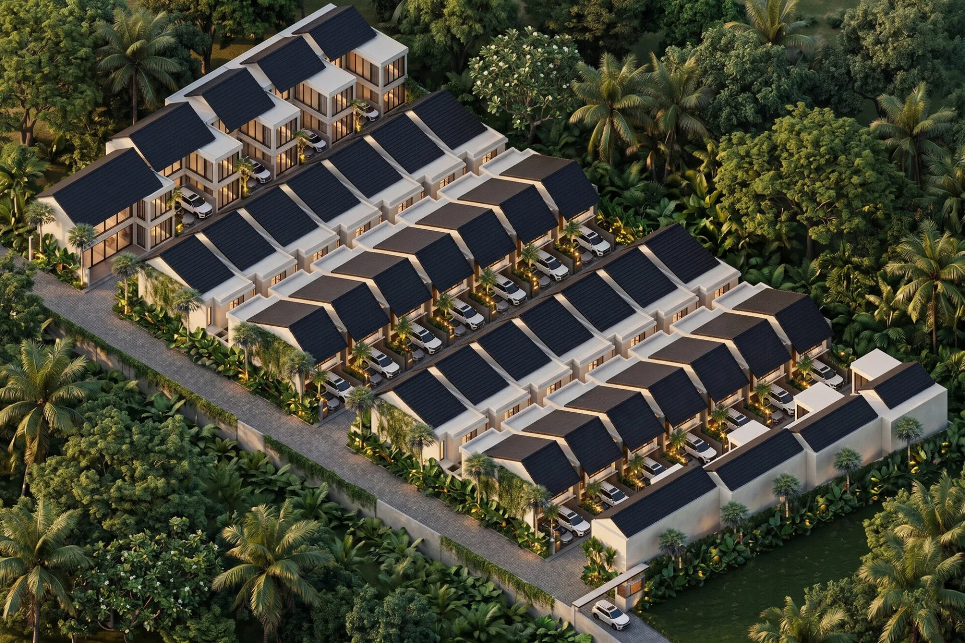 Freehold 3 Bedroom Townhouse at Kuta | Modern Tropical Living, Bhumi Kuta Heritage