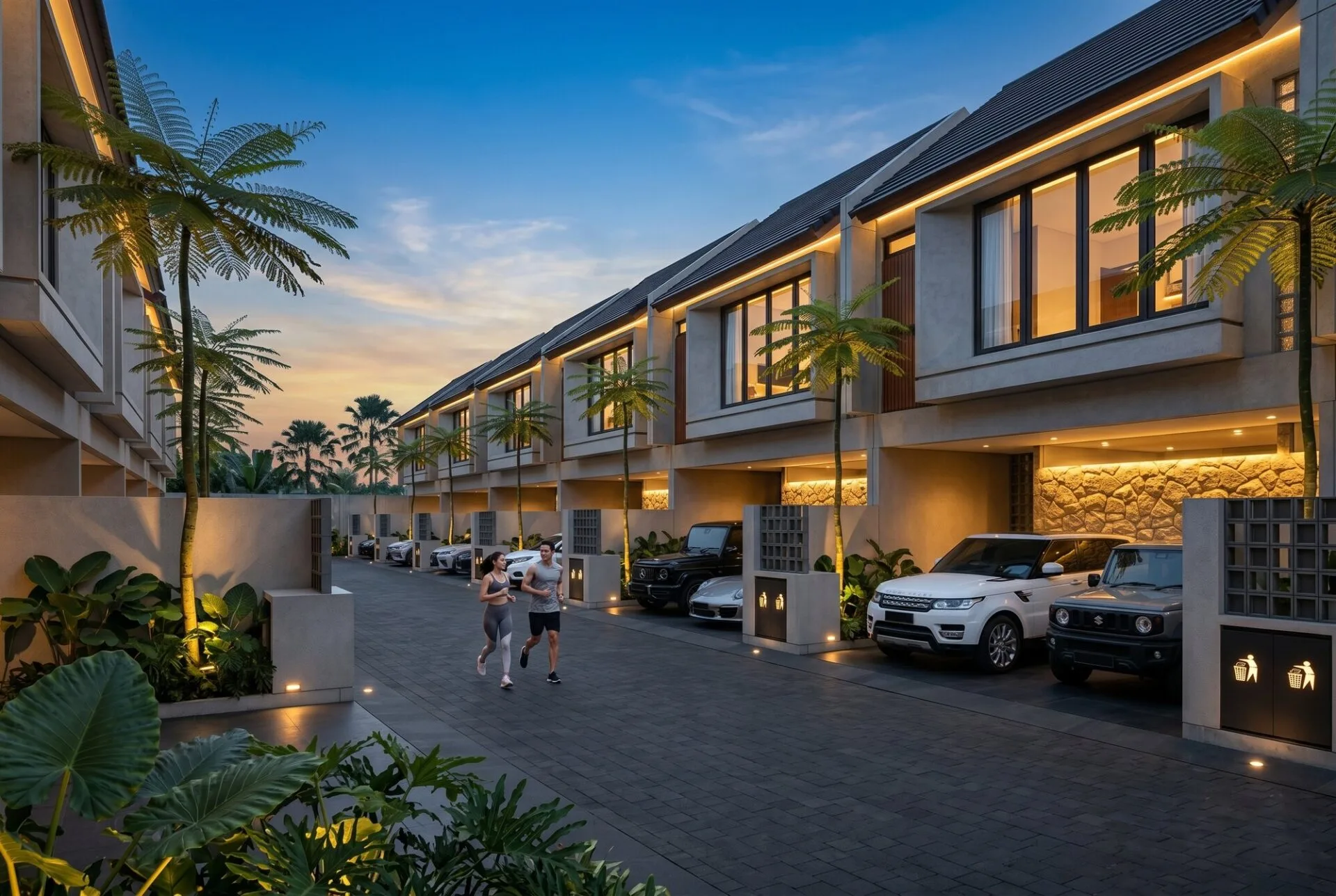 Freehold 3 Bedroom Townhouse at Kuta | Modern Tropical Living, Bhumi Kuta Heritage
