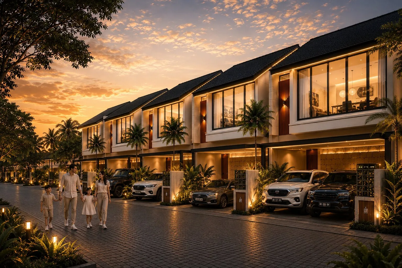 Freehold 3 Bedroom Townhouse at Kuta | Modern Tropical Living, Bhumi Kuta Heritage