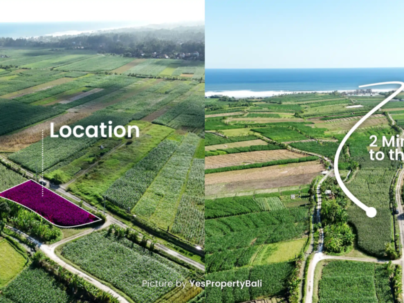 Land for sale in Cemagi, Bali - leasehold villa investment opportunity in the Mengwi corridor